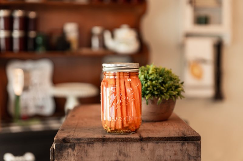 Homemade Pickled Carrots