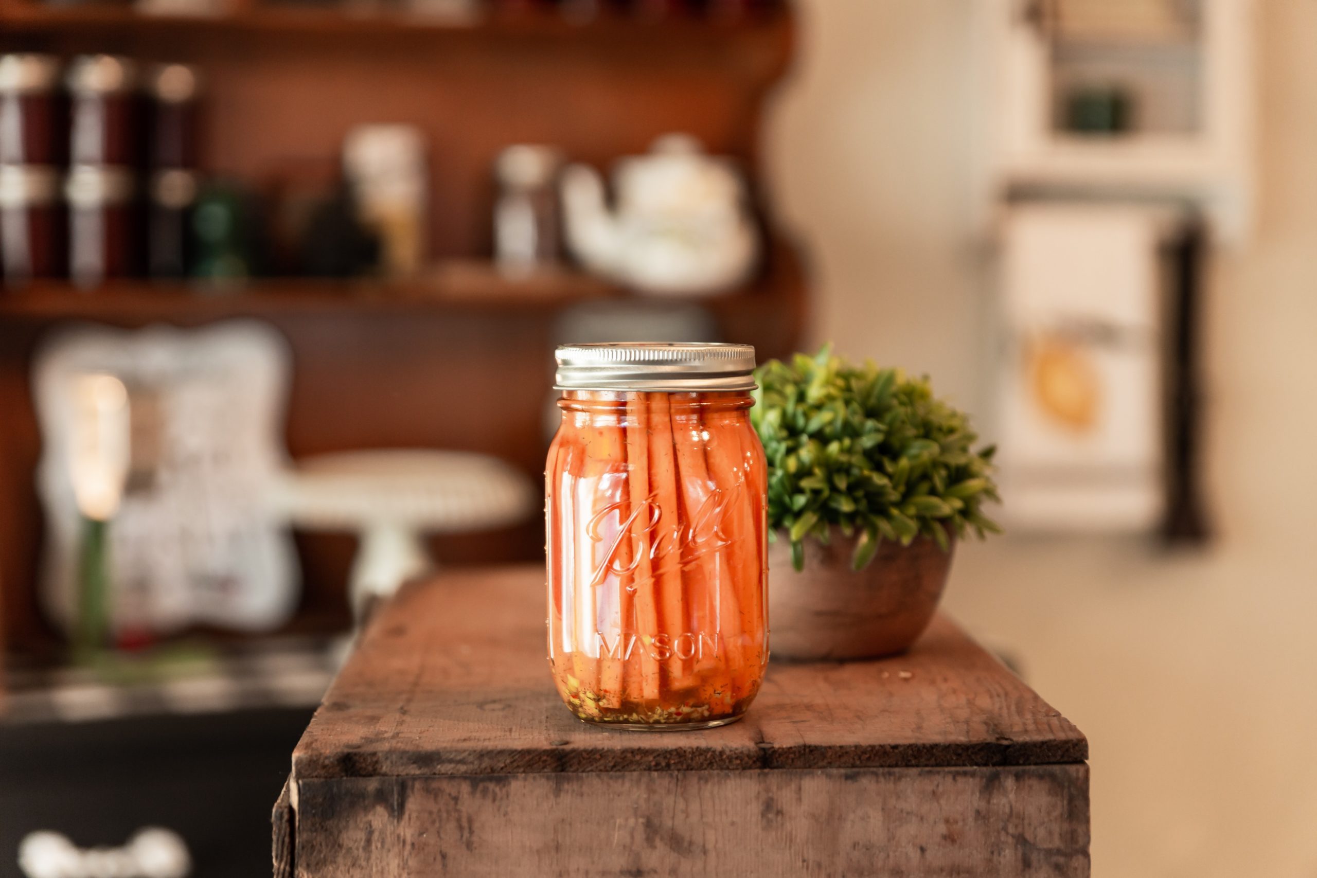 Homemade Pickled Carrots